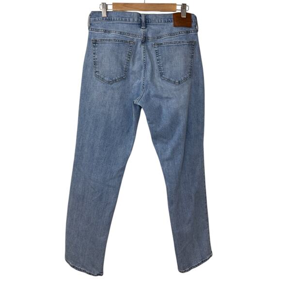 Abercrombie & Fitch‎ Jeans Men 31 Blue Straight Leg Denim Preppy Distressed - Picture 3 of 7